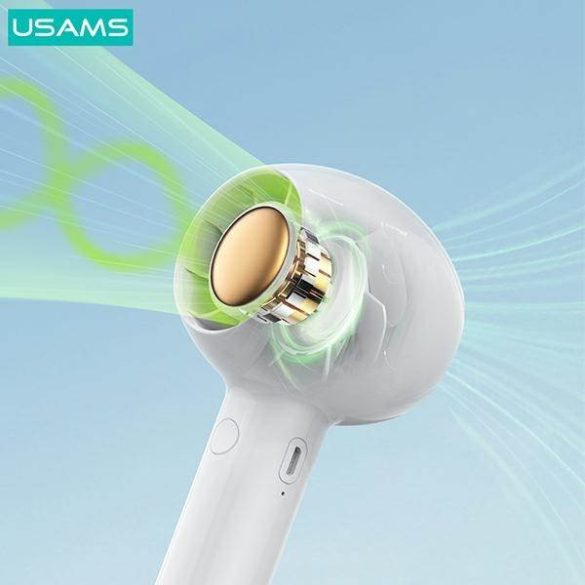 USAMS Mini kézi ventilátor 1200mAh Candy Series fehér ZB251FS01 (US-ZB251)