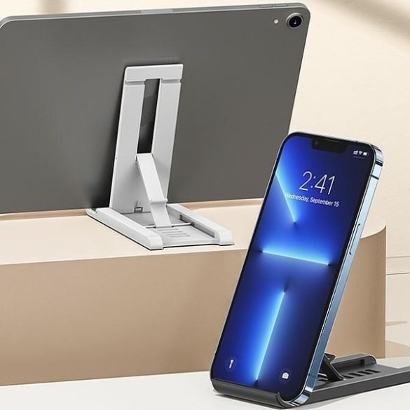 USAMS asztali telefon/tablet tartó - fekete
