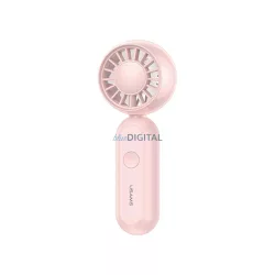 USAMS Folding ZB365 1200mAh Handheld Fan rózsaszín