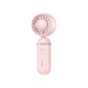 USAMS Folding ZB365 1200mAh Handheld Fan rózsaszín