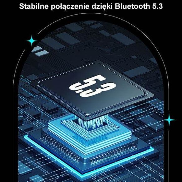 USAMS Bluetooth fülhallgató 5.3 TWS XJ13 sorozat Gaming Earbuds vezeték nélküli fekete BHUXJ01 (US-XJ13)