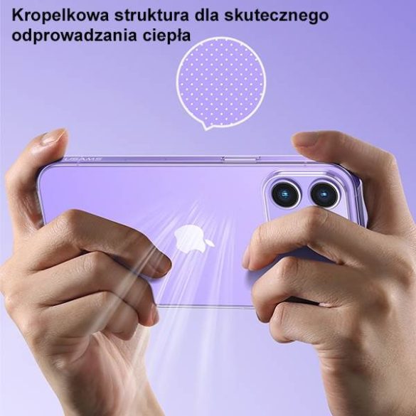 USAMS Tok Primary iPhone 14 Pro 6,1" átlátszó tok