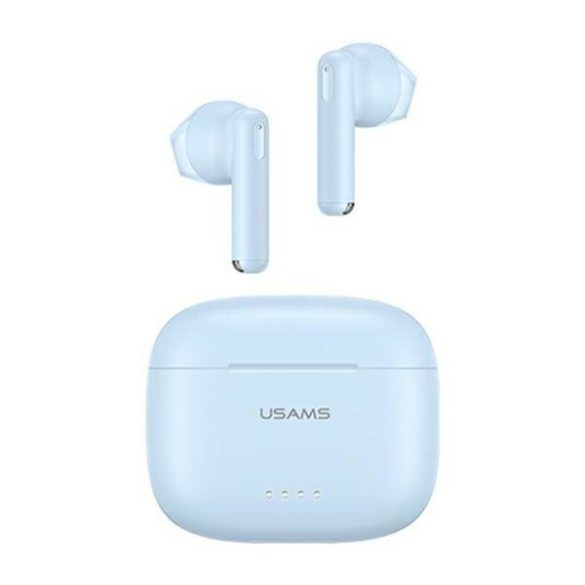 USAMS Bluetooth fülhallgató 5.3 TWS US Series Dual mic vezeték nélküli kék BHUUS03
