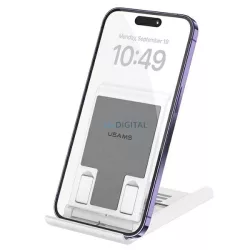   USAMS ZJ073 Összecsukható asztali állvány telefonhoz/tablethez - fehér
