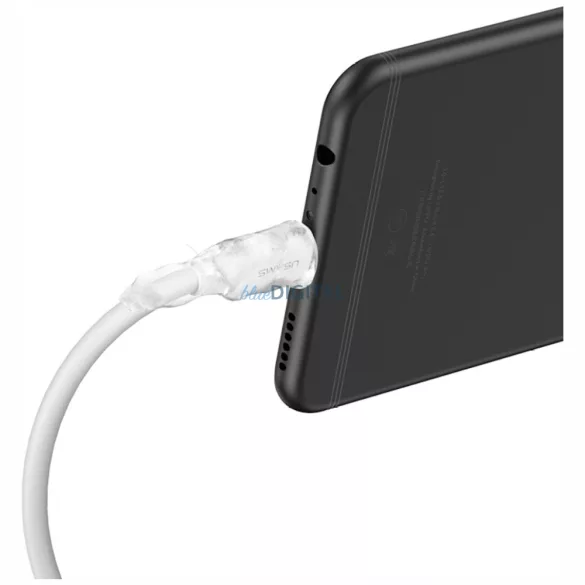 Kábel USAMS US-SJ603 U84 3A USB-C USB-A 3m fehér