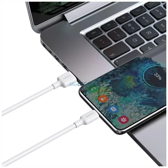 Kábel USAMS US-SJ603 U84 3A USB-C USB-A 3m fehér