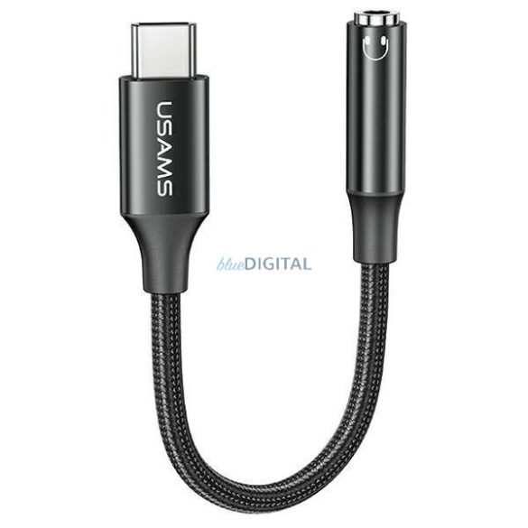 USAMS AU16 adapter USB-C - jack 3,5m fehér SJ599YPTC01 (US-SJ599)