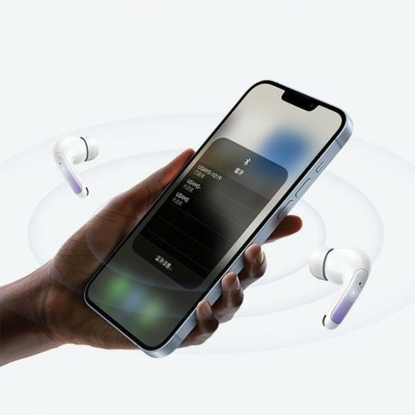 USAMS fülhallgató Bluetooth 5.3 TWS X-don Series ENC vezeték nélküli lila színátmenet BHUENCXD04 (US-XD19)