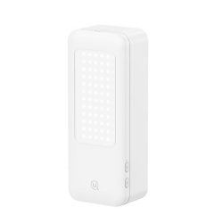   USAMS ZB26501 Multifunkcionális telefontartó LED lámpával - fehér