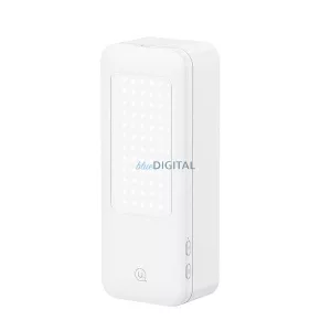 USAMS ZB26501 Multifunkcionális telefontartó LED lámpával - fehér
