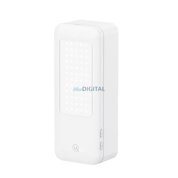 USAMS ZB26501 Multifunkcionális telefontartó LED lámpával - fehér