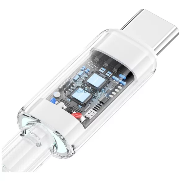 Kábel USAMS Cloud Series US-SJ658 6A USB-A USB-C 1,2m fehér