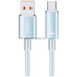Kábel USAMS Cloud Series US-SJ658 6A USB-A USB-C 1.2m kék