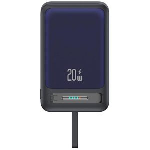 USAMS CD219 XM Series MagSafe-kompatibilis powerbank 10000mAh - fekete