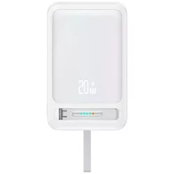   USAMS CD219 XM Series MagSafe-kompatibilis powerbank 10000mAh - fehér