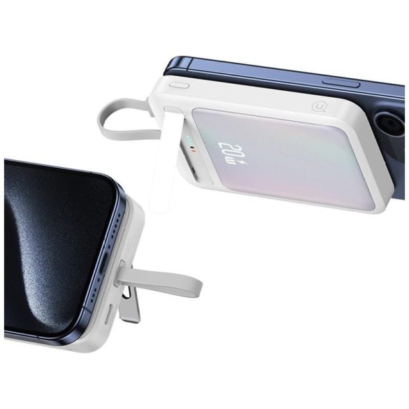 USAMS CD219 XM Series MagSafe-kompatibilis powerbank 10000mAh - fehér