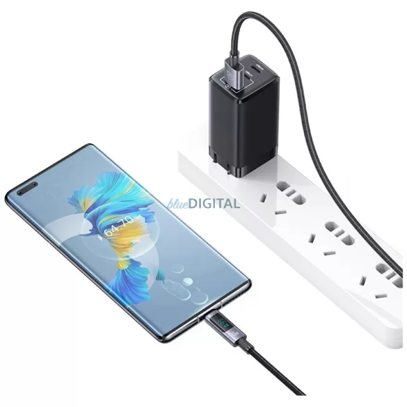 Kábel USAMS Sufeng sorozat US-SJ673 66W 6A gyors töltés USB-C - USB-A 1,2m matt