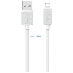   Kábel USAMS KY sorozat US-SJ689 2,4A USB-A Lightning 1m fehér