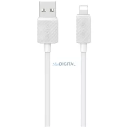   Kábel USAMS KY sorozat US-SJ689 2,4A USB-A Lightning 1m fehér