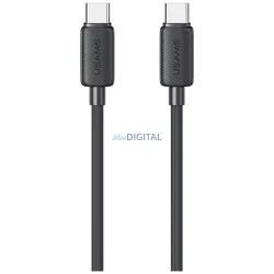   Kábel USAMS KY sorozat US-SJ691 60W USB-C-ről USB-C-re 1m fekete