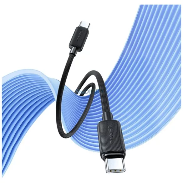 Kábel USAMS KY sorozat US-SJ691 60W USB-C USB-C-re 1m fehér