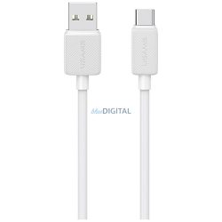 Kábel USAMS KY sorozat US-SJ693 3A USB-C USB-A 2m fehér