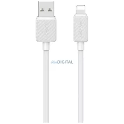   Kábel USAMS KY sorozat US-SJ694 2.4A Lightning USB-A 2m fehér