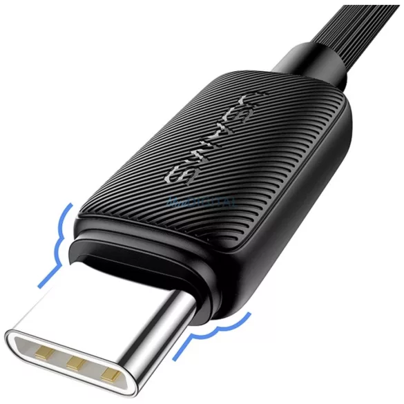 Kábel USAMS KY sorozat US-SJ696 60W USB-C USB-C-re 2m fehér