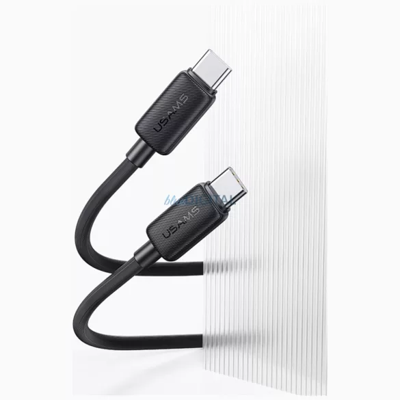 Kábel USAMS KY sorozat US-SJ696 60W USB-C USB-C-re 2m fehér