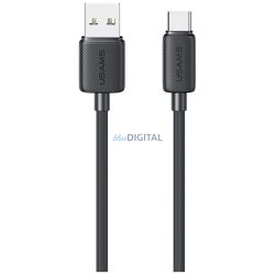   Kábel USAMS KY sorozat US-SJ698 3A USB-C USB-A 3m-re 3m fekete