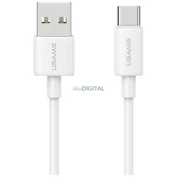 Kábel USAMS YD sorozat SJ708 18W 3A USB-A USB-C 1m fehér