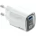 USAMS XC Series CC229 30W GaN hálózati töltő USB-C/USB-A gyorstöltés - fehér