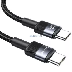 USAMS SY Series Type-C - Type-C kábel 240W 1.2 m - fekete