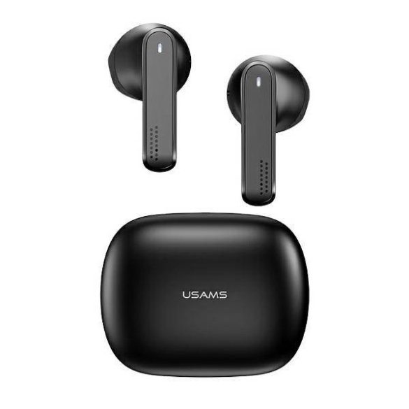USAMS Bluetooth fülhallgató 5.0 TWS SM sorozat vezeték nélküli fekete BHUSM02 (US-SM001)