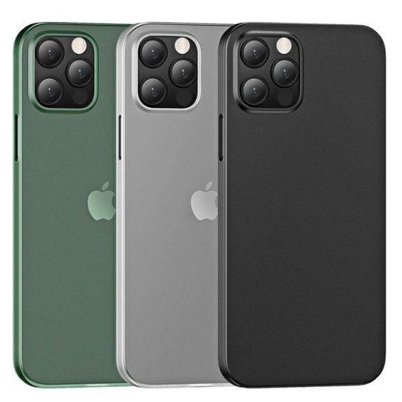 USAMS Tok Gentle iPhone 12 Pro Max 6,7" feér/átlátszó fehér tok