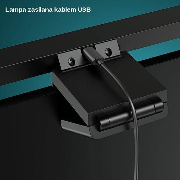 USAMS LED-es lámpa a monitorhoz Usual Series fekete ZB179PMD01 (US-ZB179)