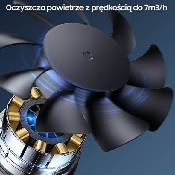 USAMS hordozható levegő anion ionizátor fekete ZB181JHQ01 (US-ZB181) Pm2,5