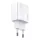 USAMS T34 hálózati töltő 1xUSB-C 20W 5V-3A PD3.0 gyorstöltés (US-CC118) - fehér