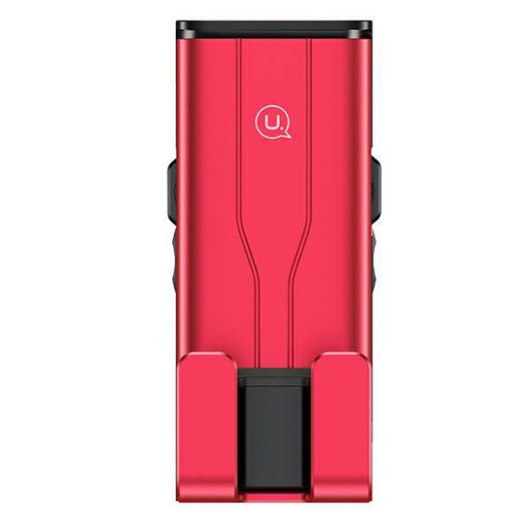 USAMS Metal Gravitációs autós telefontartó szellőzőrácsra piros ZJ060ZJ01 (US-ZJ060)