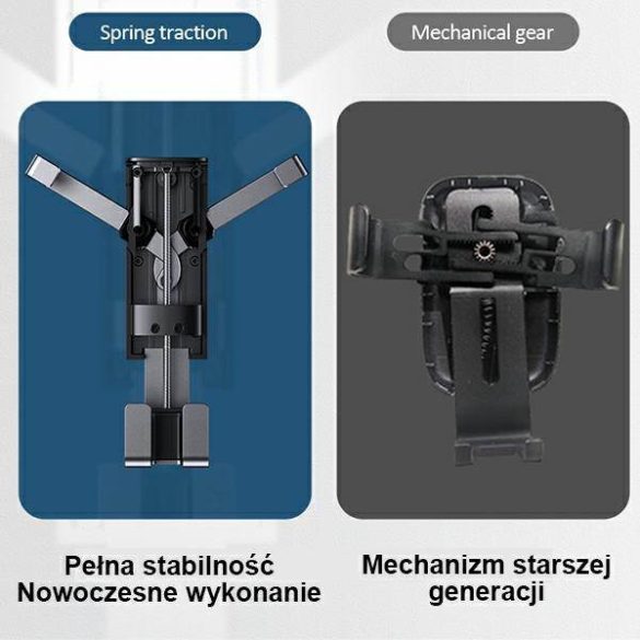 USAMS Metal Gravitációs autós telefontartó szellőzőrácsra piros ZJ060ZJ01 (US-ZJ060)