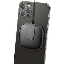   USAMS indukciós töltő US-CD153 mágneses 15W iPhone 12 sorozat fekete CD153DZ01