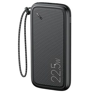 USAMS Powerbank PB56 10000mAh 22.5W 2xQC3.0+PD gyorstöltés fekete 10KCD15101 (US-CD151)