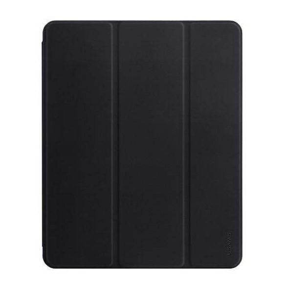 USAMS Case Winto iPad Air 10.9" 2020 fekete Smart Cover tok