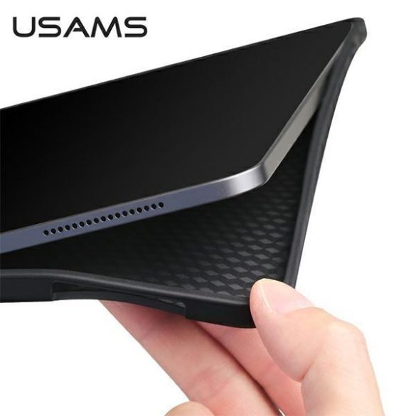 USAMS Winto könyvtok iPad Air 4 - fekete