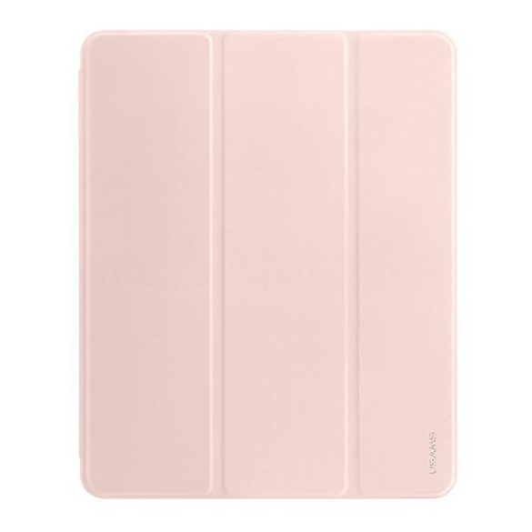 USAMS Winto könyvtok iPad Air 4 - rózsaszín