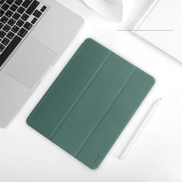 USAMS Winto könyvtok iPad Air 4 - sötétzöld