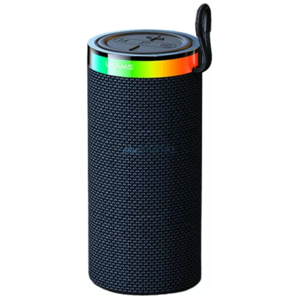 USAMS YX018 Portable Bluetooth 5.4 Wireless Speaker  Black