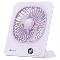USAMS könnyű mágneses asztali ventilátor - lila