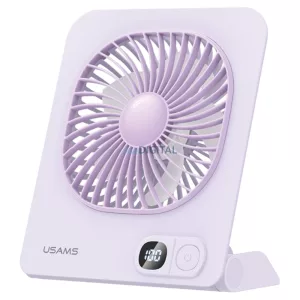 USAMS könnyű mágneses asztali ventilátor - lila