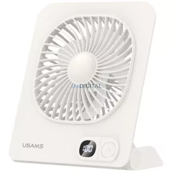 USAMS könnyű mágneses asztali ventilátor - fehér